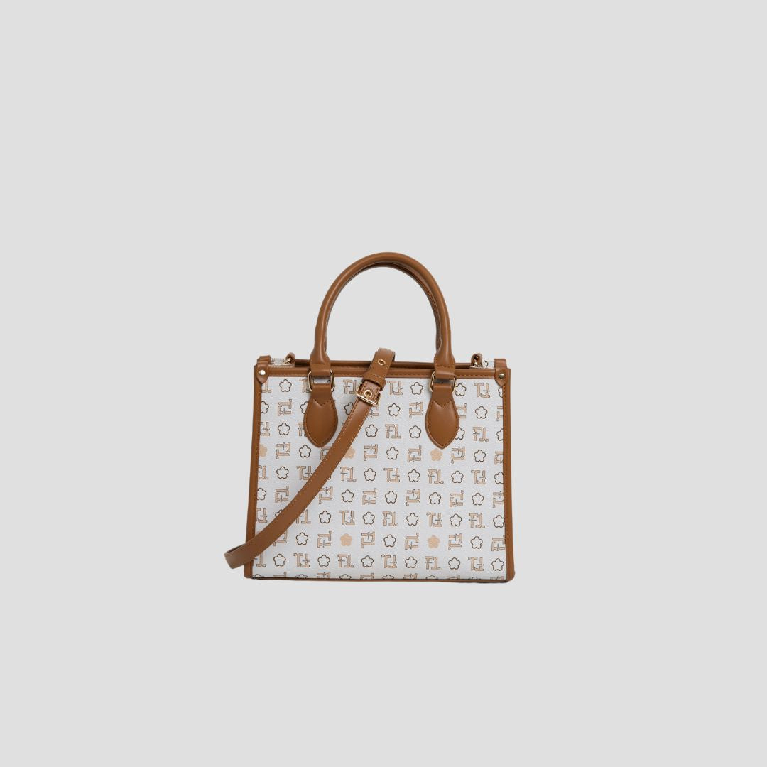 F.timber | F.timber Vera Monogram Top Handle Shoulder Handbag | Handbags