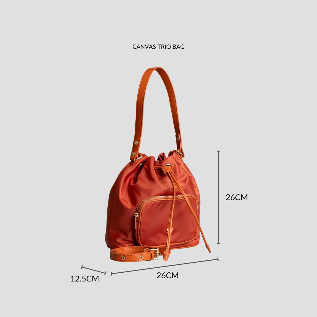 F.timber Bobbi Canvas Bucket Bag Canvas