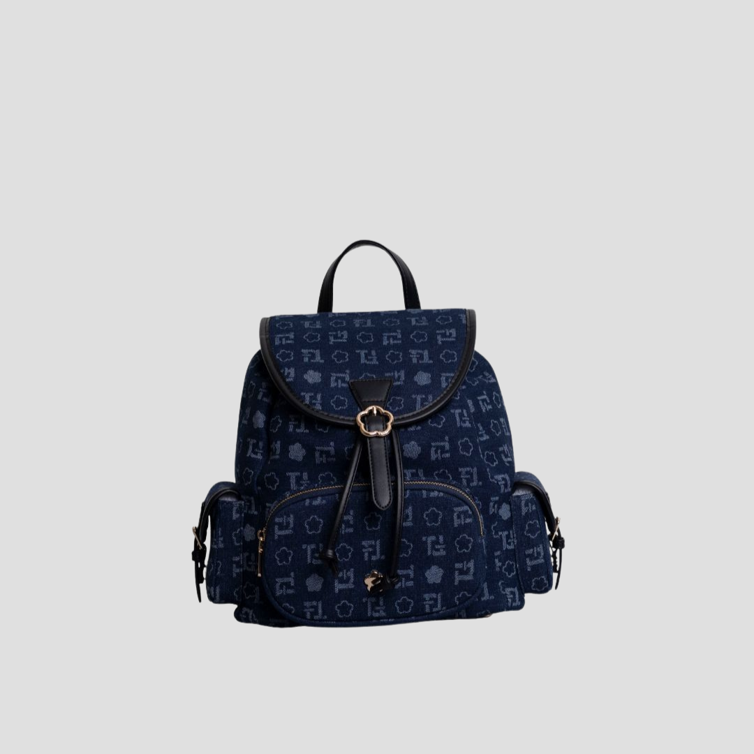 F.timber Osaka Denim Monogram Backpack