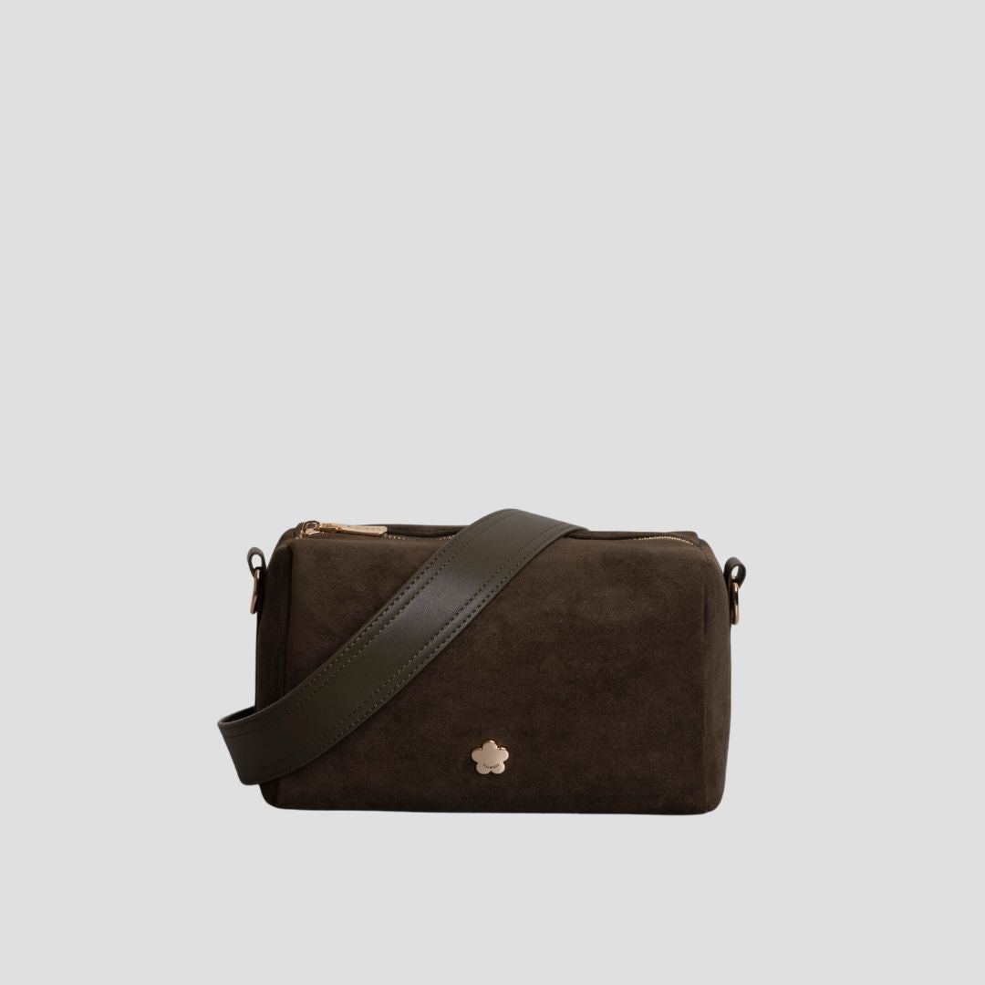 F.timber Bean Velvet Crossbody Shoulder Handbag