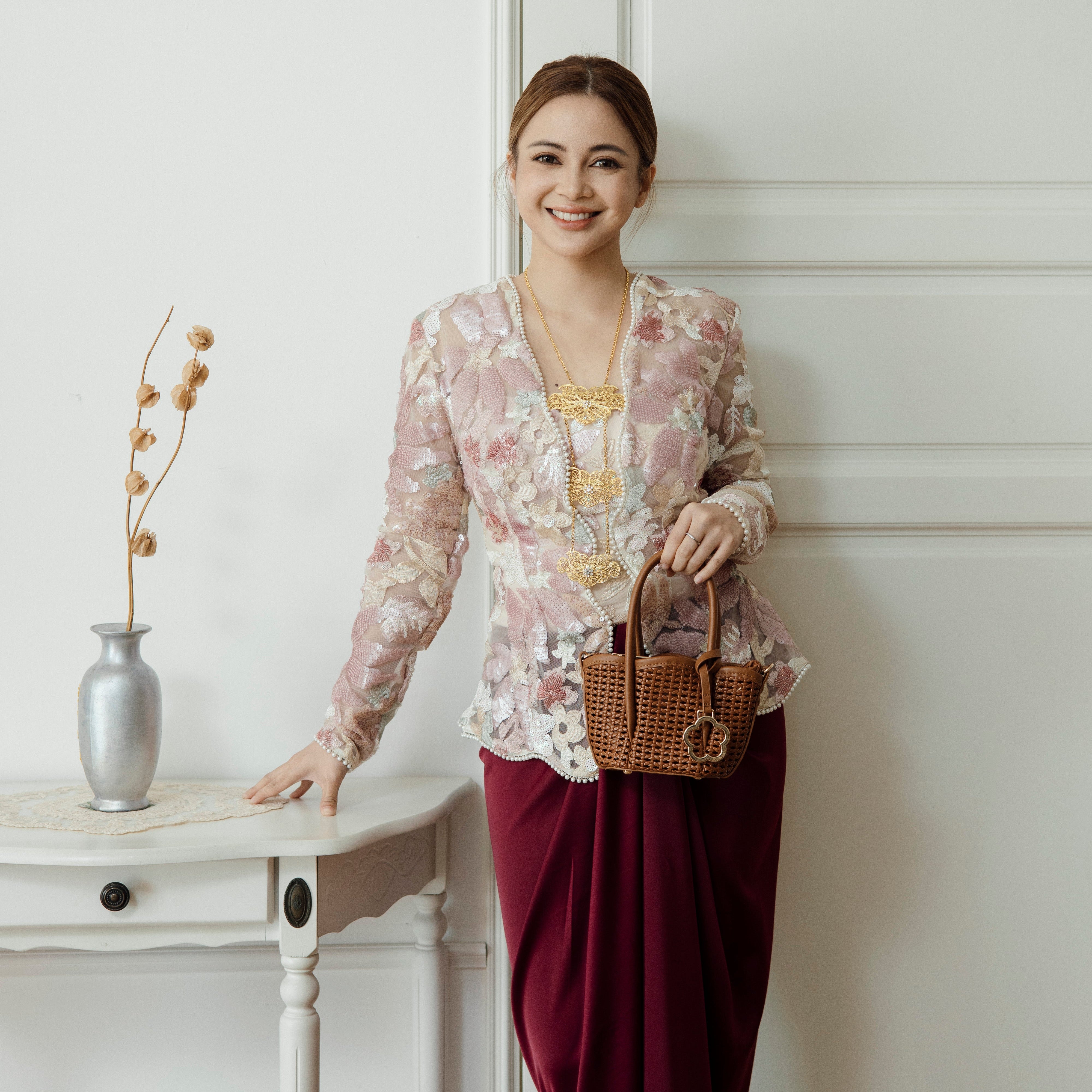 F.timber Blossom Nano Anyaman Bag