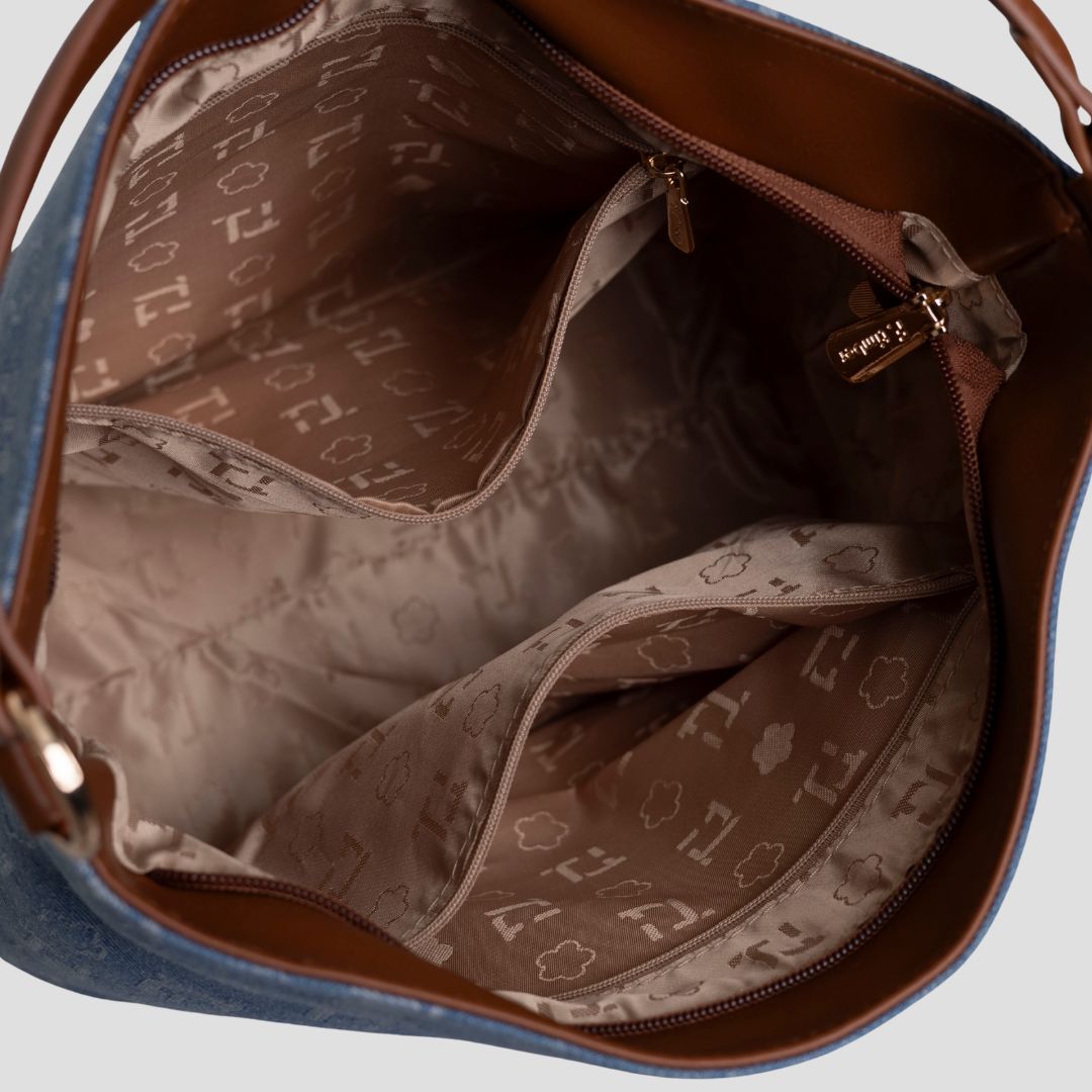 F.timber Amora Medium Monogram Handbag