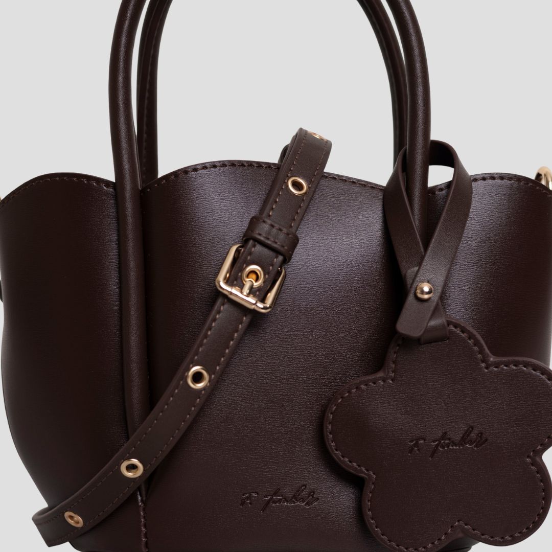 F.timber Blossom Mini Anyaman Bag