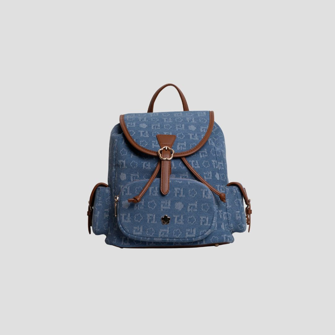 F.timber Osaka Denim Monogram Backpack