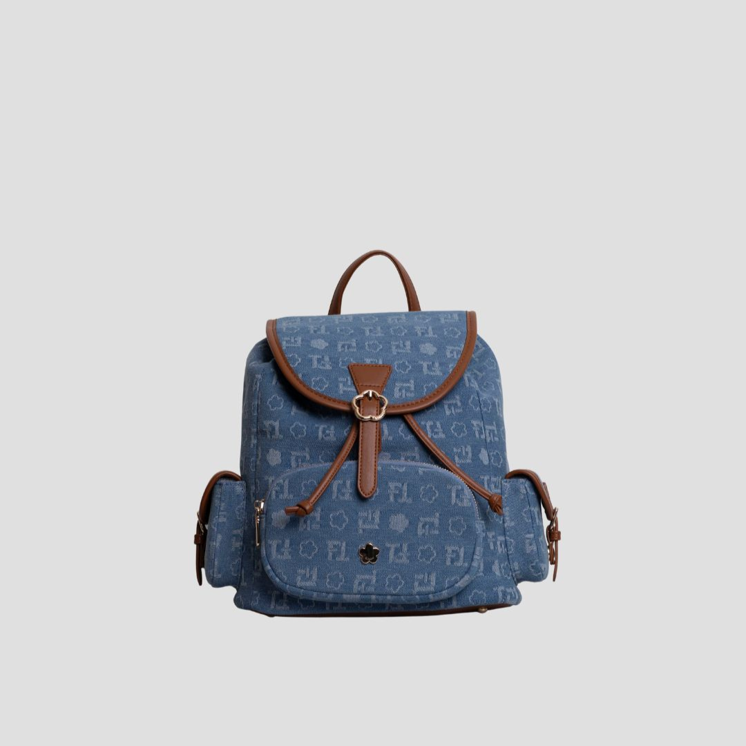 F.timber Osaka Denim Monogram Backpack