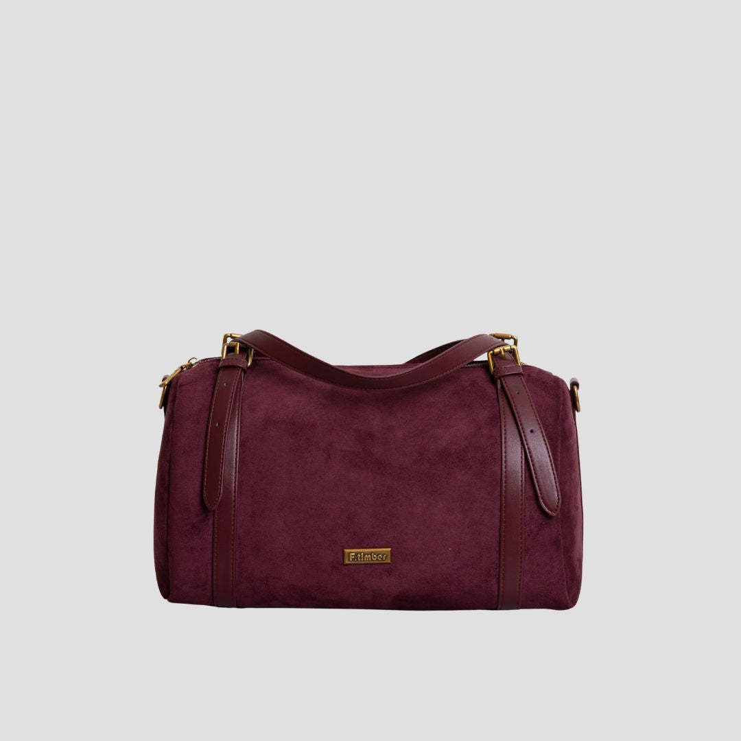F.timber Charlie Handbag Velvet Vegan Leather