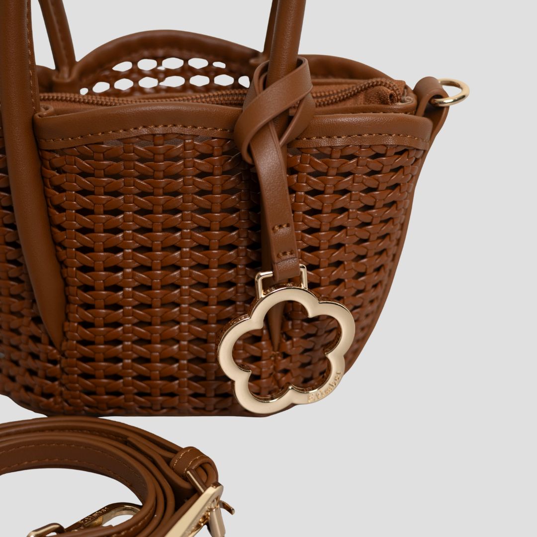 F.timber Blossom Nano Anyaman Bag