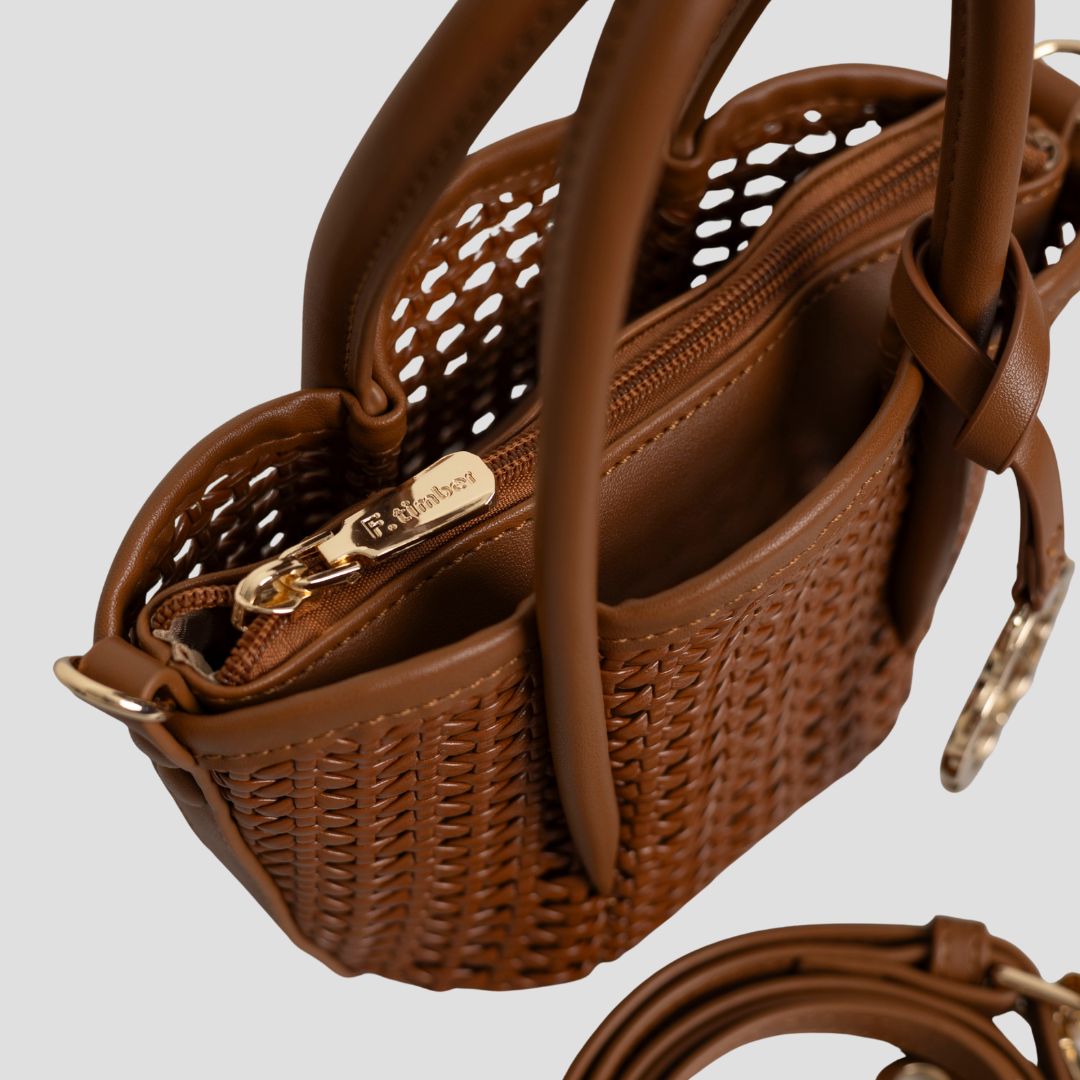 F.timber Blossom Nano Anyaman Bag