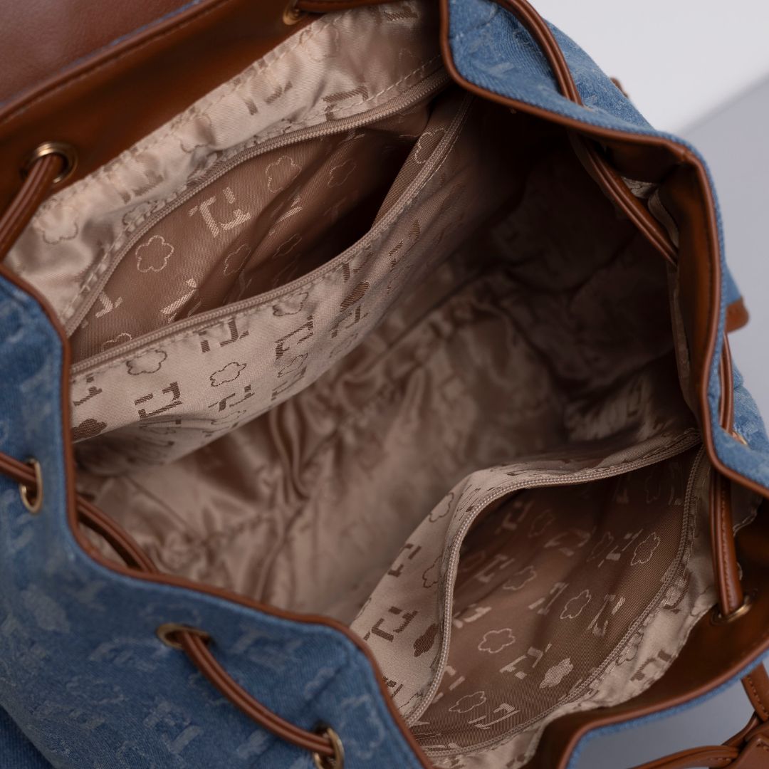 F.timber Osaka Denim Monogram Backpack