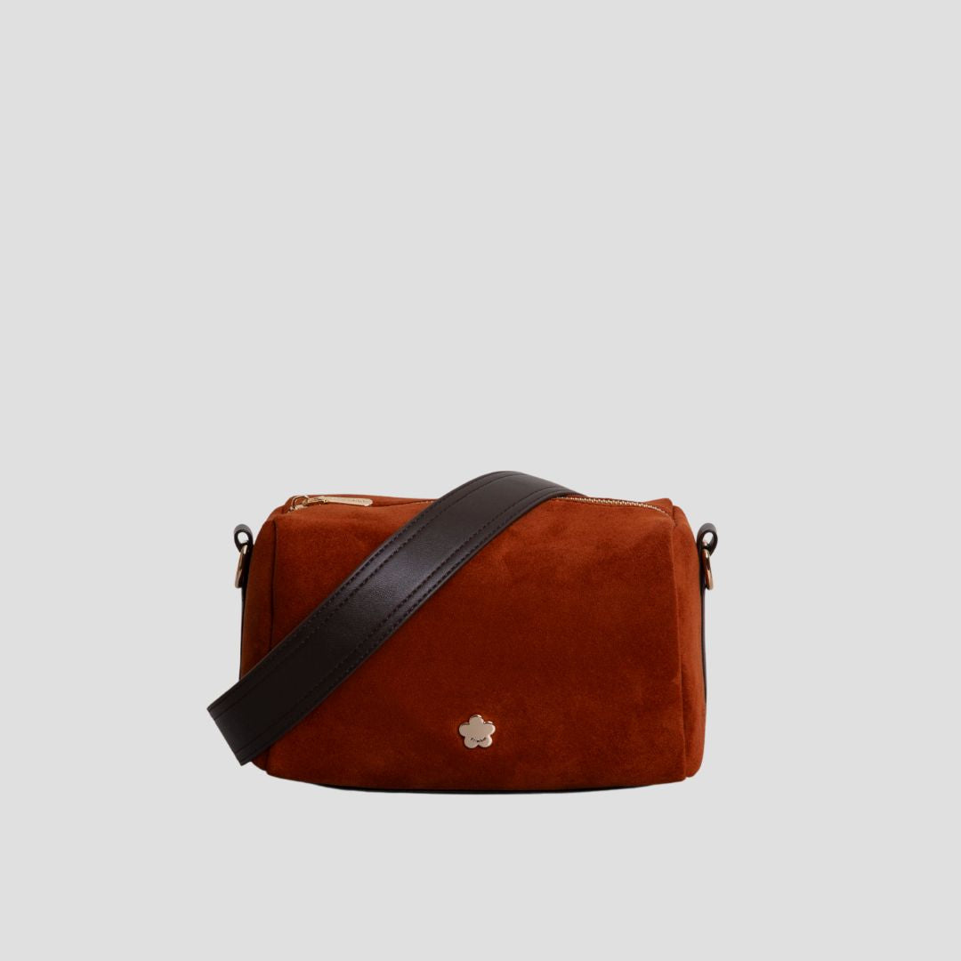 F.timber Bean Velvet Crossbody Shoulder Handbag