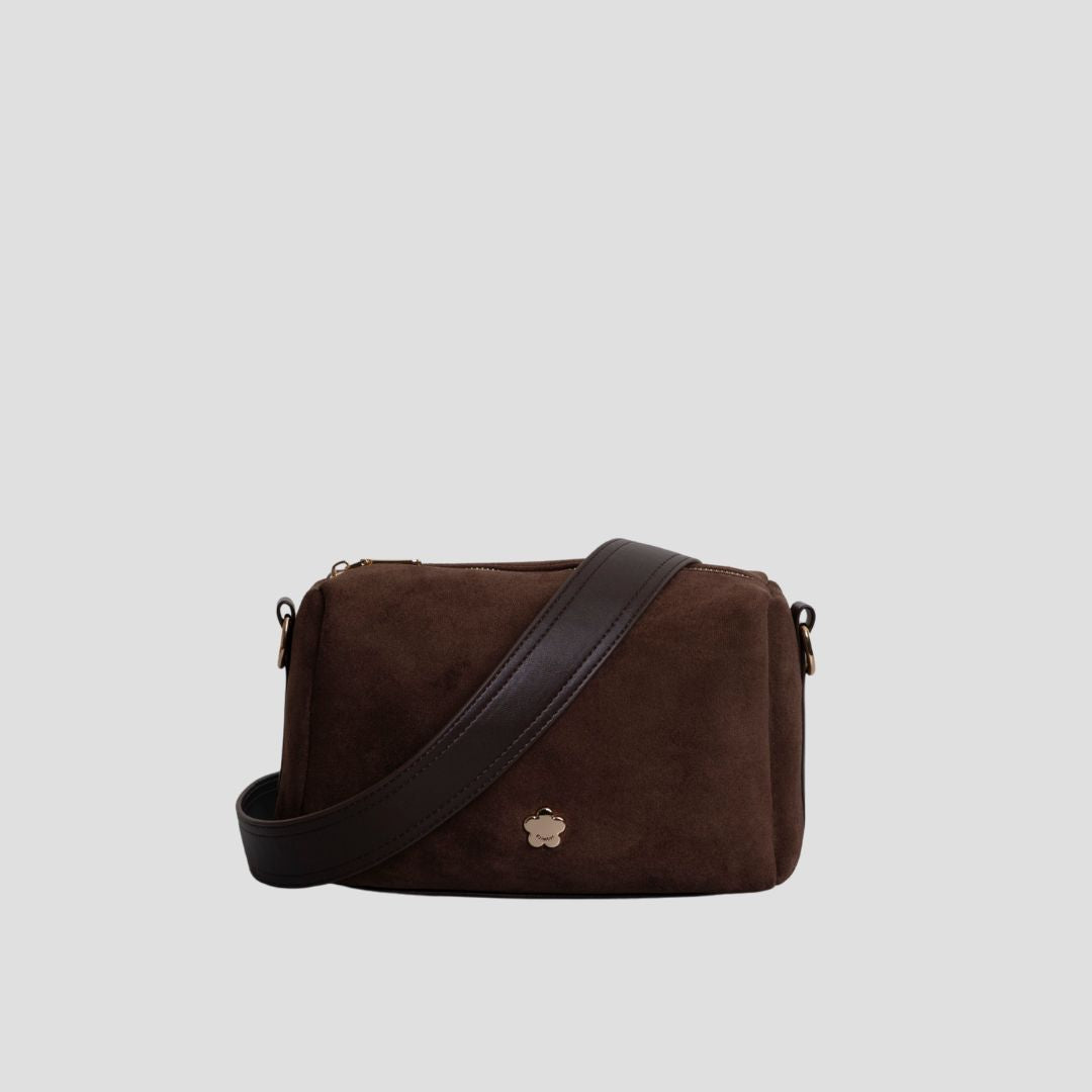 F.timber Bean Velvet Crossbody Shoulder Handbag