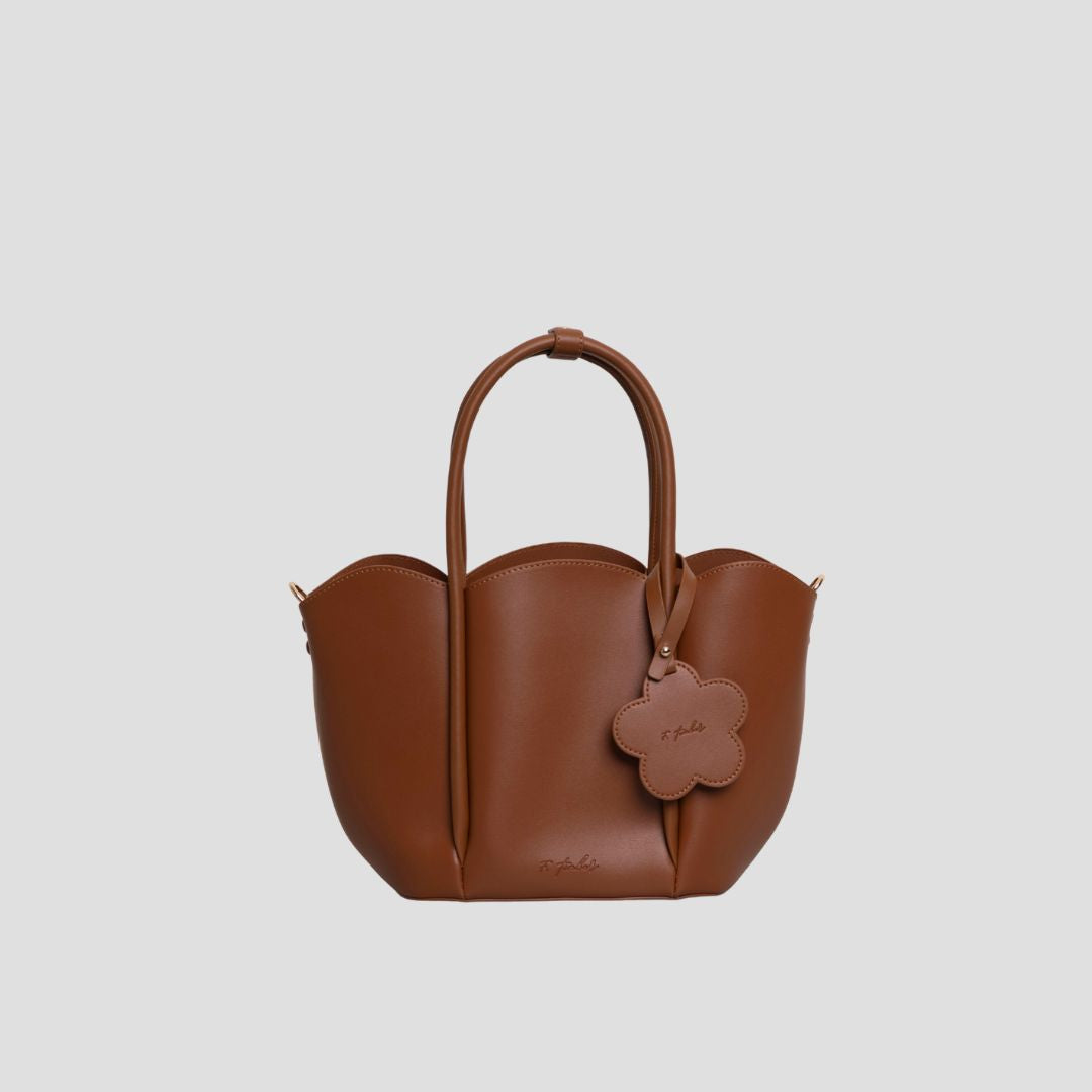 F.timber Blossom Medium Bag Brown