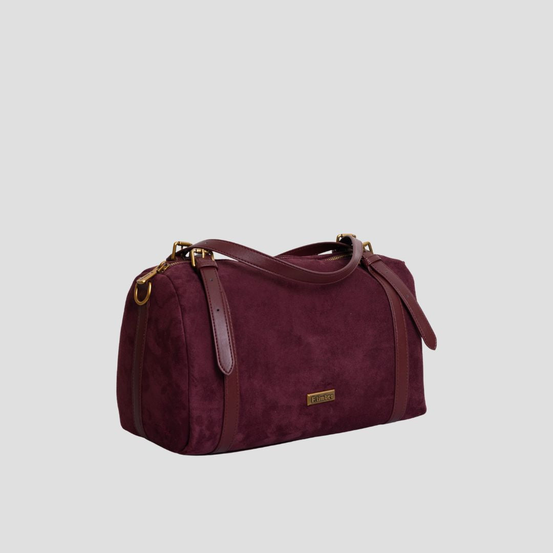 F.timber Charlie Handbag Velvet Vegan Leather