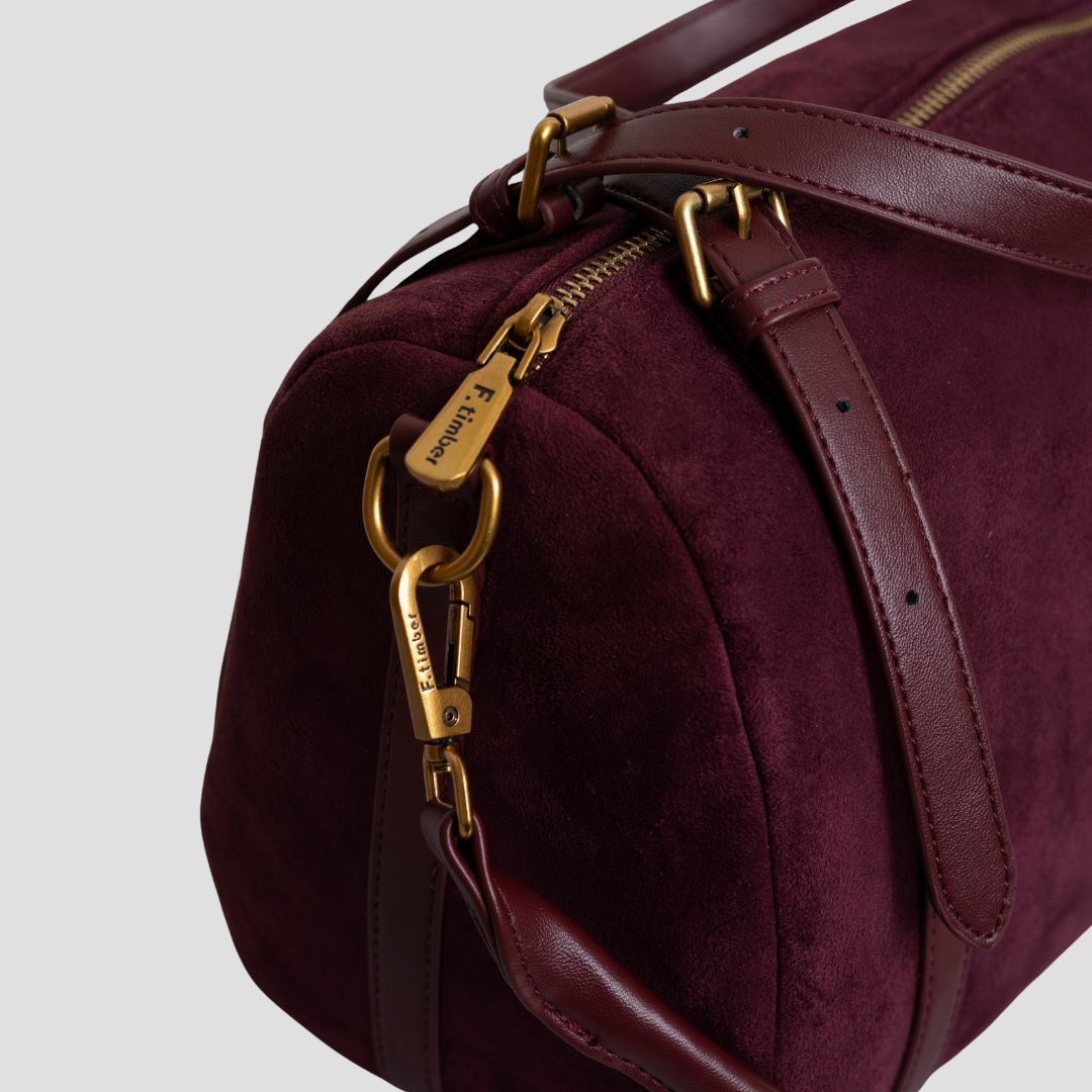 F.timber Charlie Handbag Velvet Vegan Leather