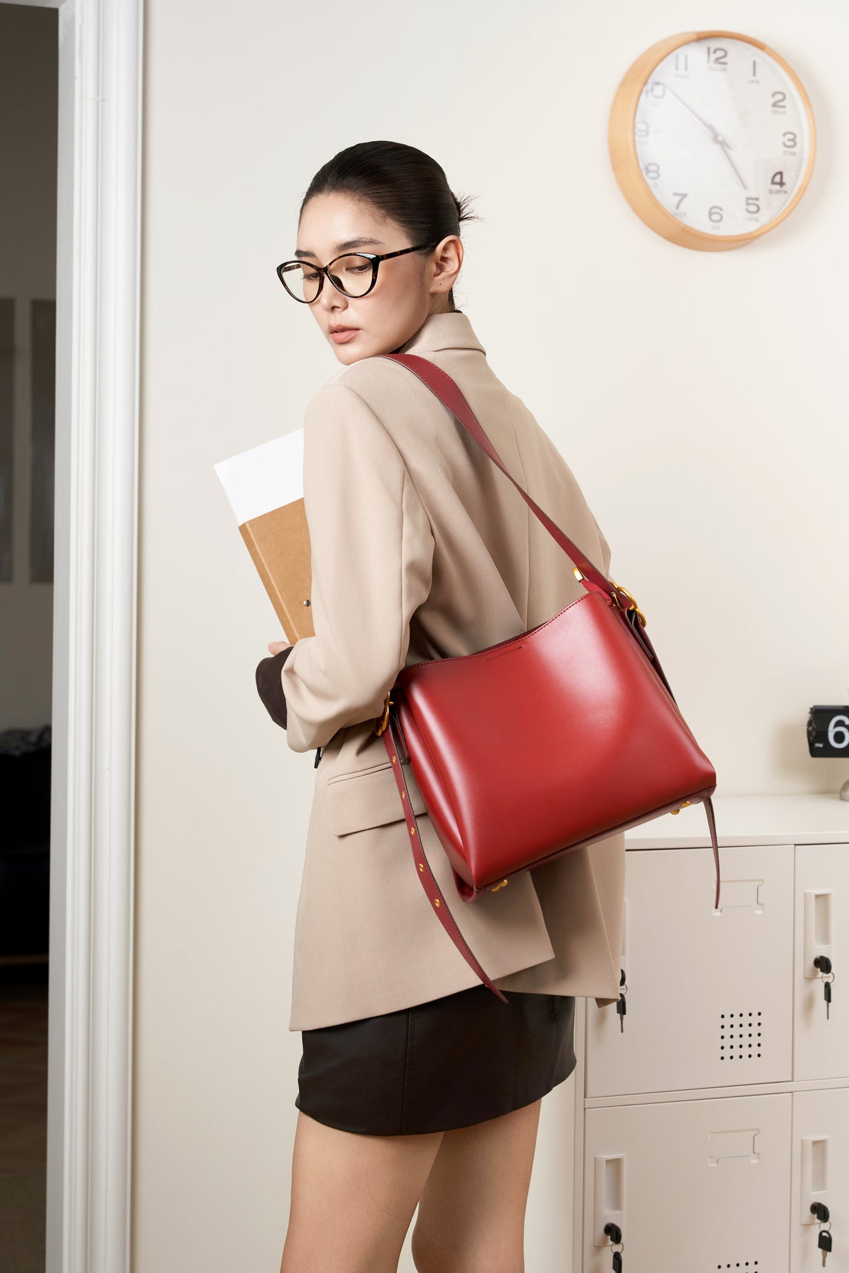 F.timber Stella Medium Shoulder Handbag