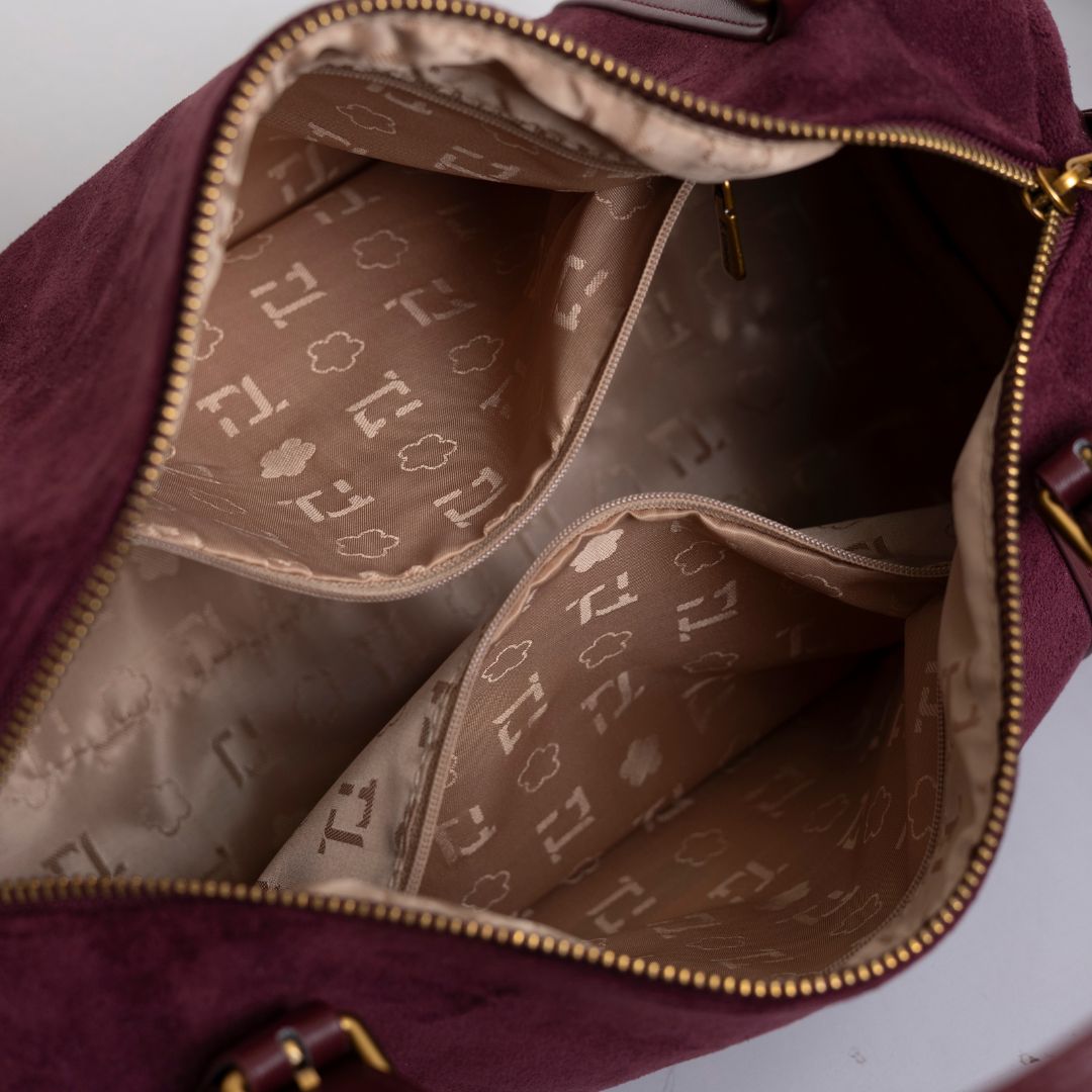 F.timber Charlie Handbag Velvet Vegan Leather