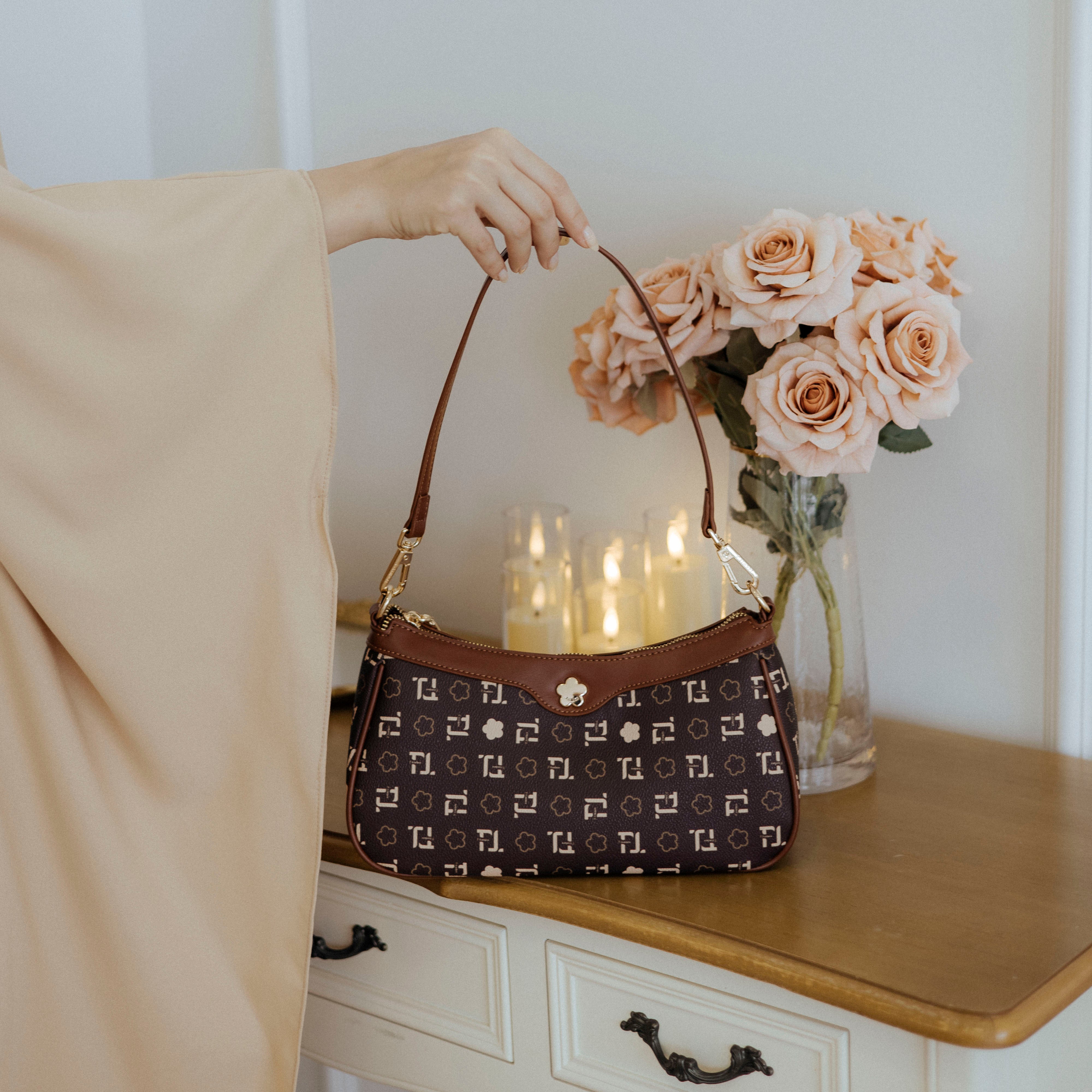 F.timber | F.timber Jenna Monogram Shoulder Handbag | Handbags