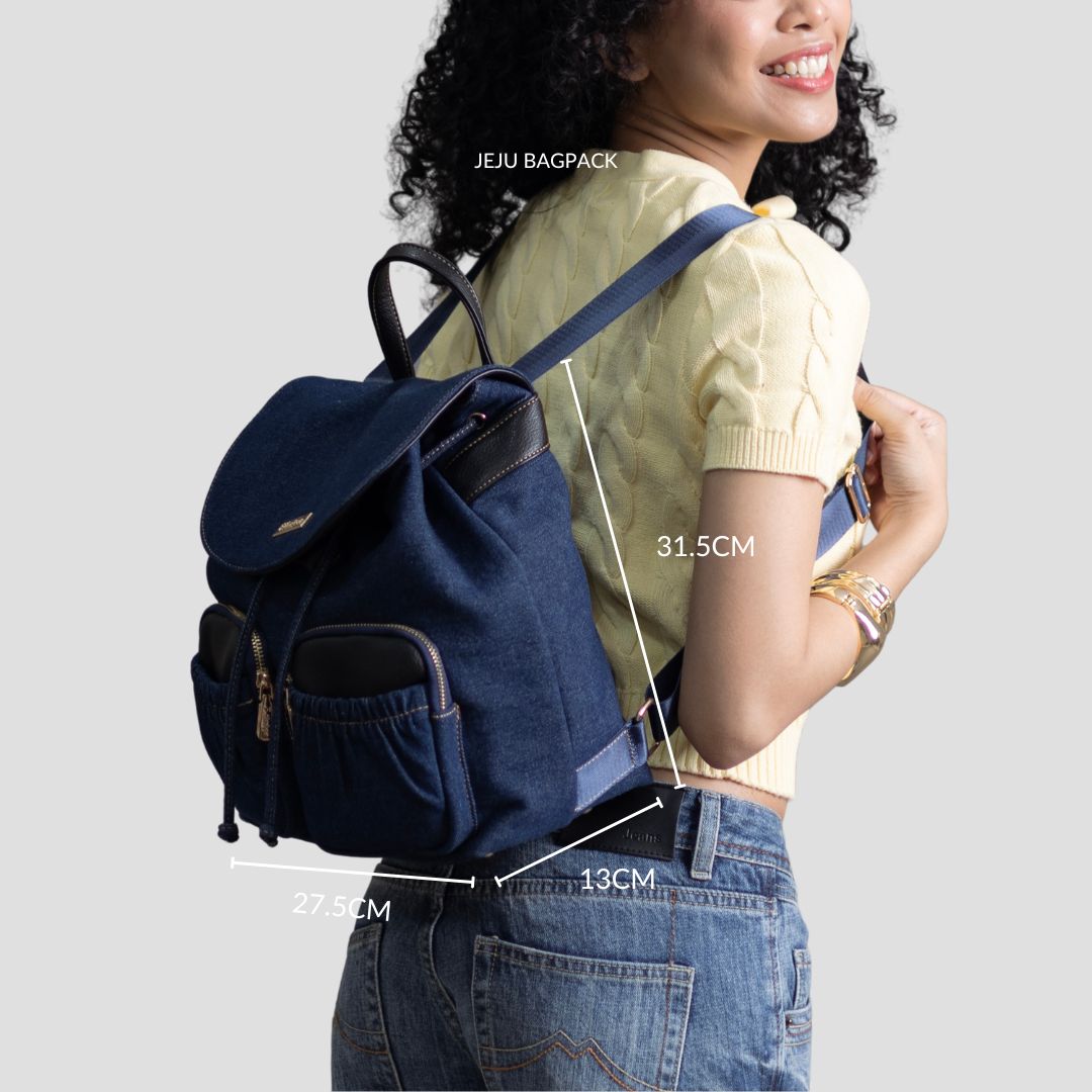 F.timber Jeju Denim Backpack
