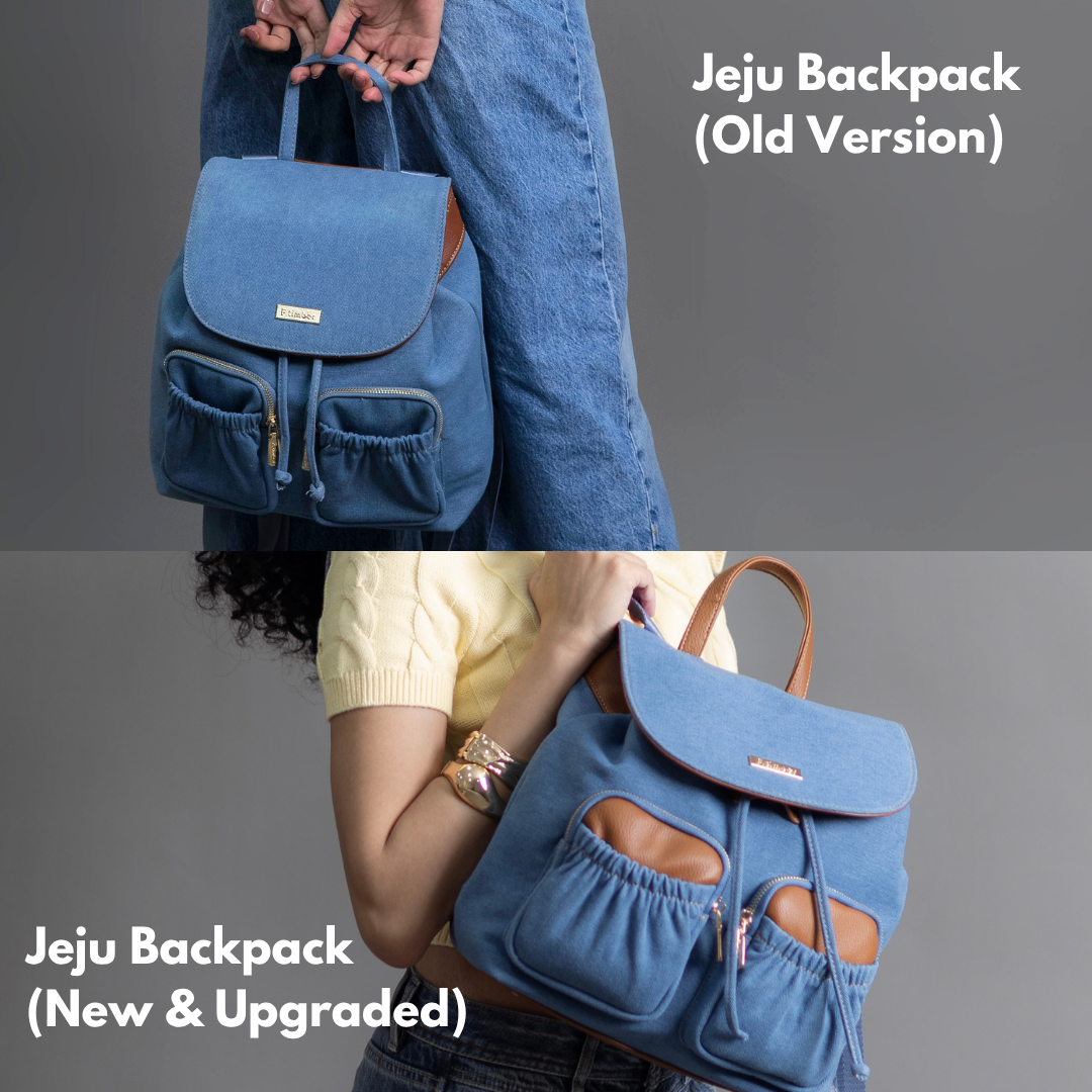 F.timber Jeju Denim Backpack