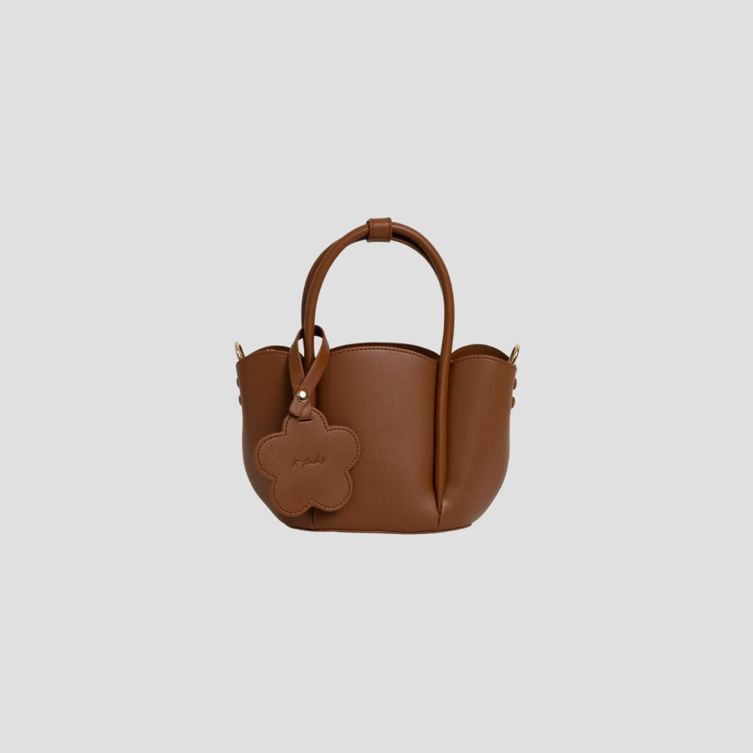 F.timber Blossom Mini Top Handle Handbag