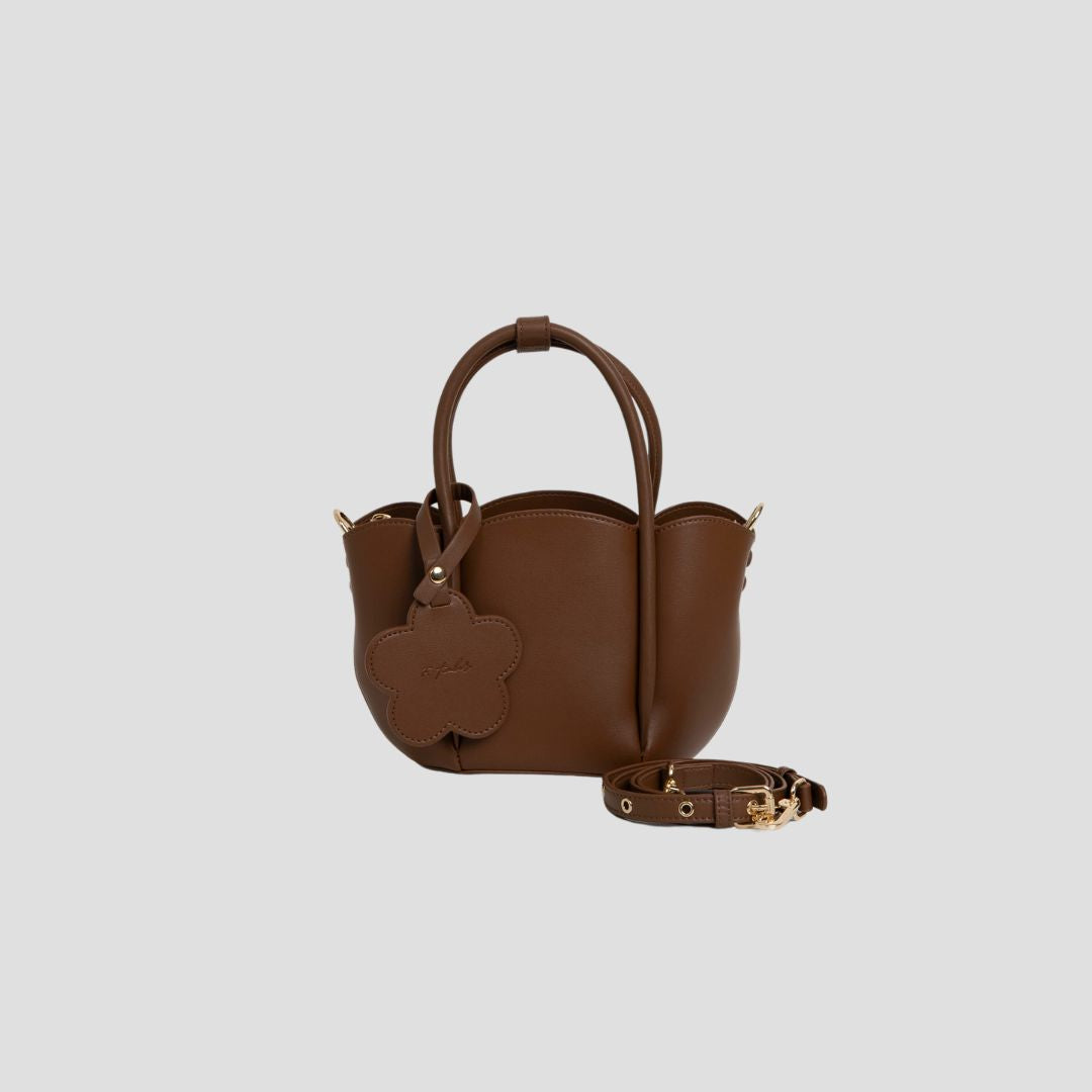 F.timber Blossom Mini Top Handle Handbag