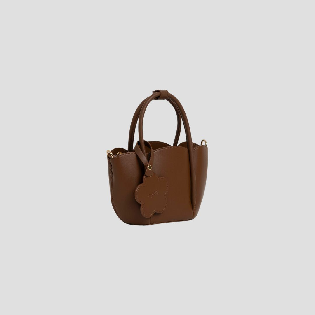 F.timber Blossom Mini Top Handle Handbag