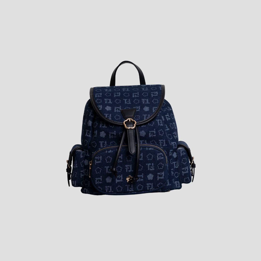F.timber Osaka Denim Monogram Backpack