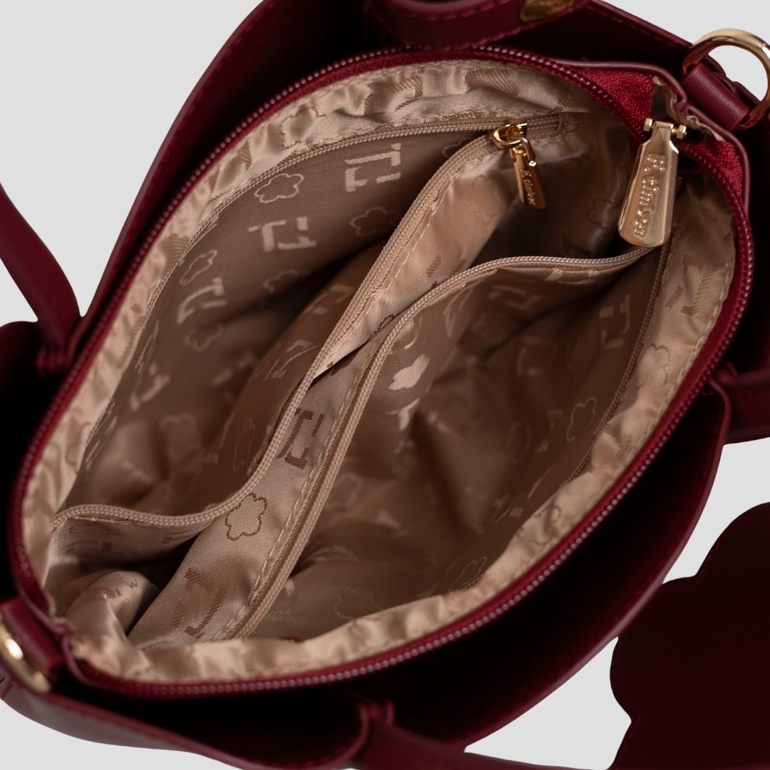 F.timber Blossom Mini Anyaman Bag