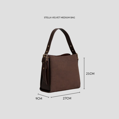 F.timber | F.timber Stella Velvet Medium | Shoulder Bags 