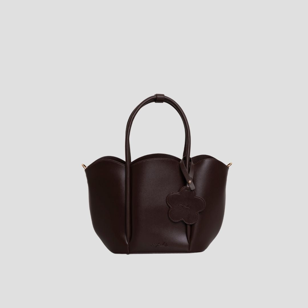 F.timber Blossom Medium Bag Espresso
