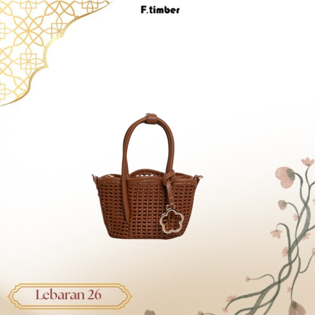 F.timber Blossom Nano Anyaman Bag