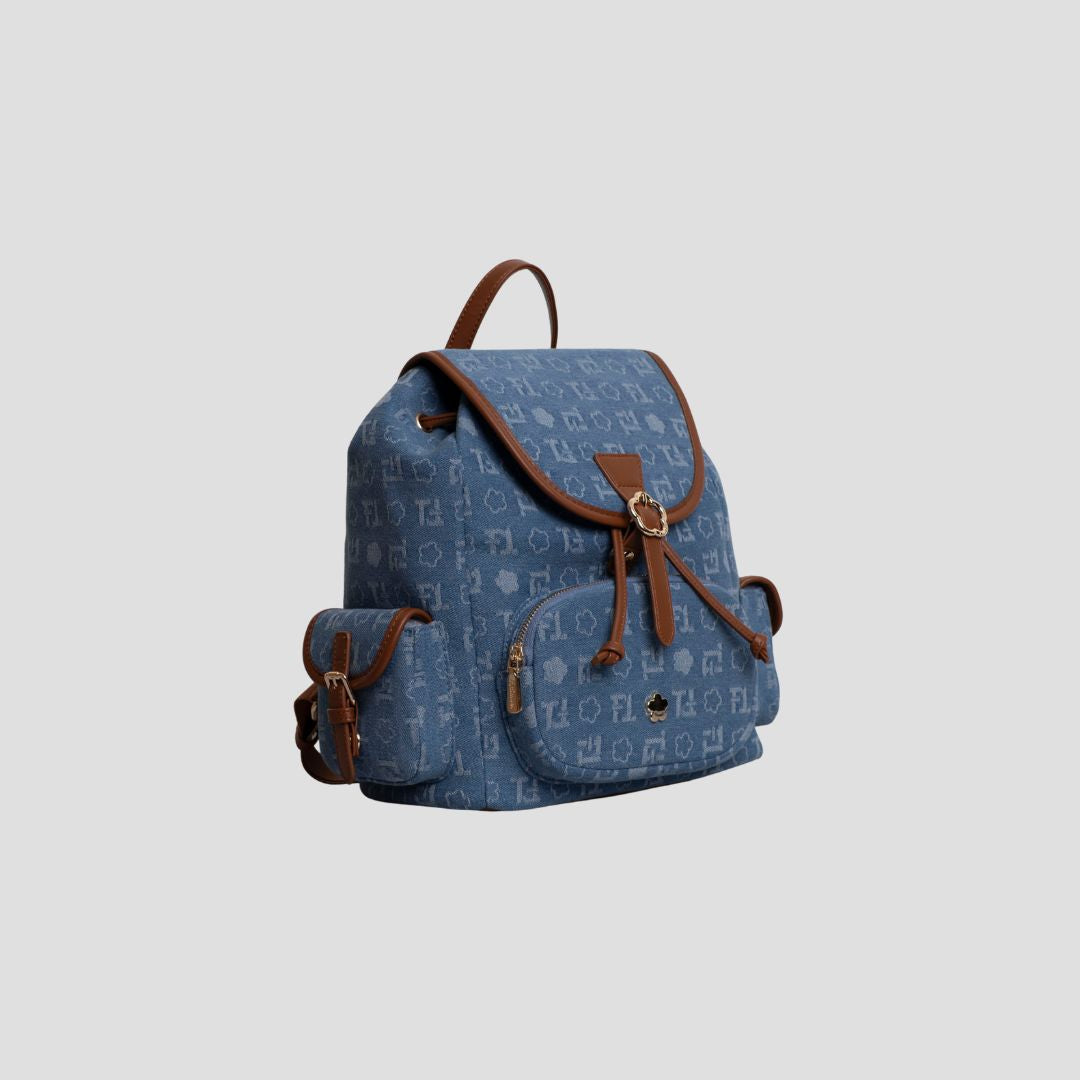 F.timber Osaka Denim Monogram Backpack