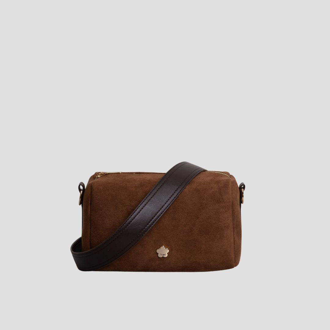 F.timber Bean Velvet Crossbody Shoulder Handbag