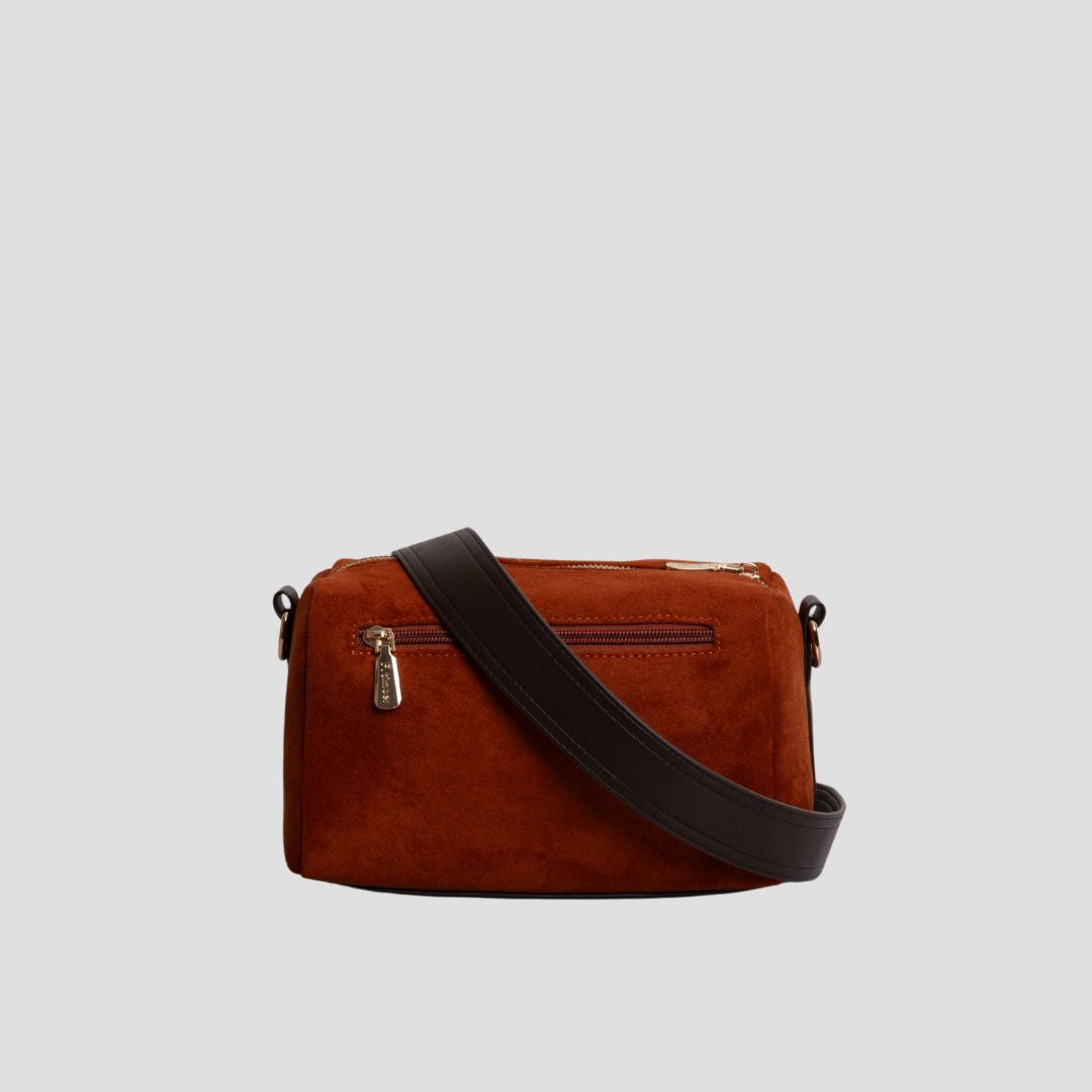 F.timber Bean Velvet Crossbody Shoulder Handbag