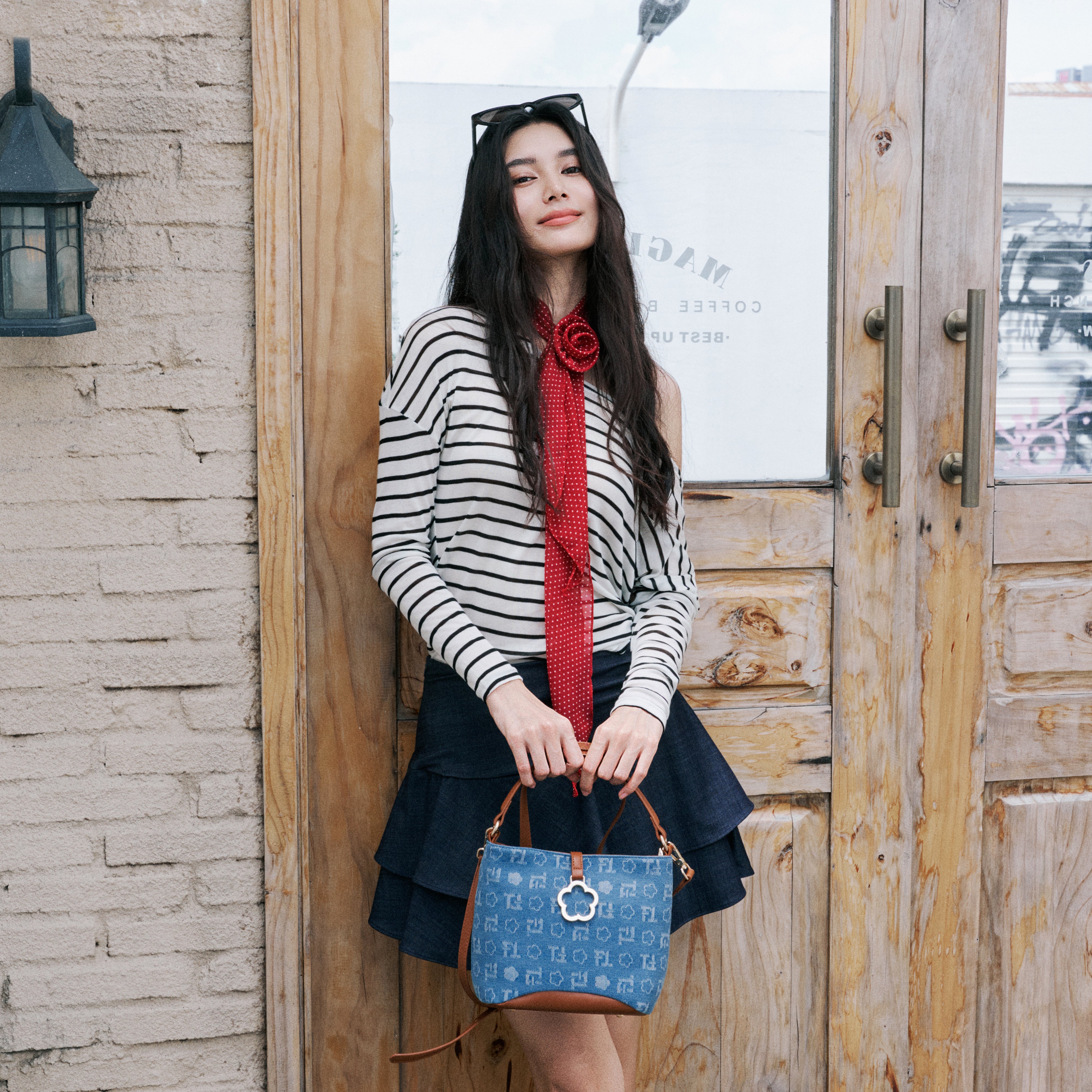 F.timber Amora Mini Monogram Handbag