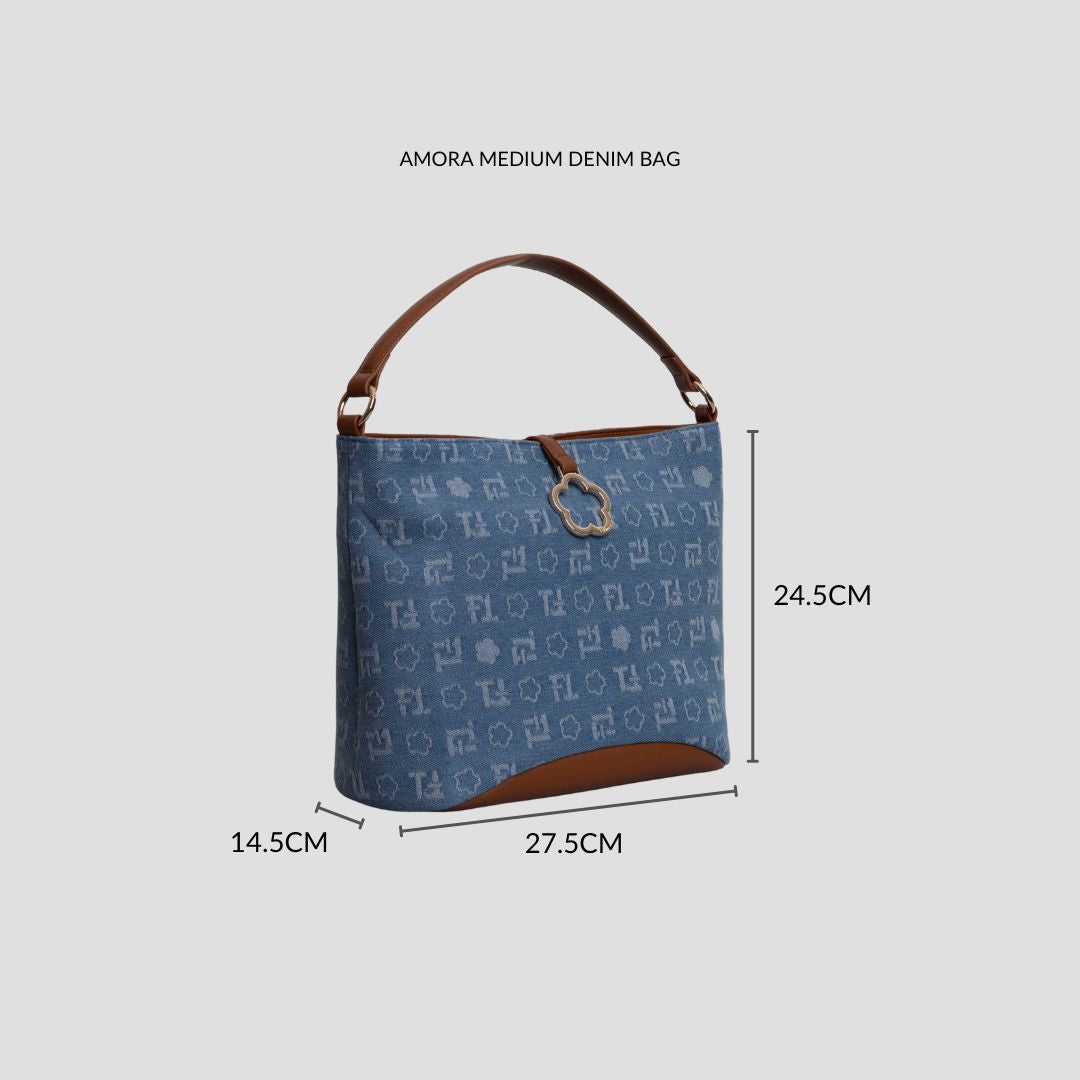 F.timber Amora Medium Monogram Handbag