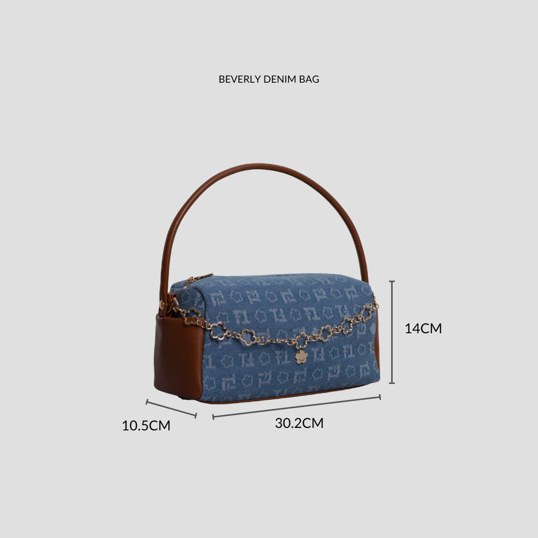 F.timber Beverly Monogram Handbag