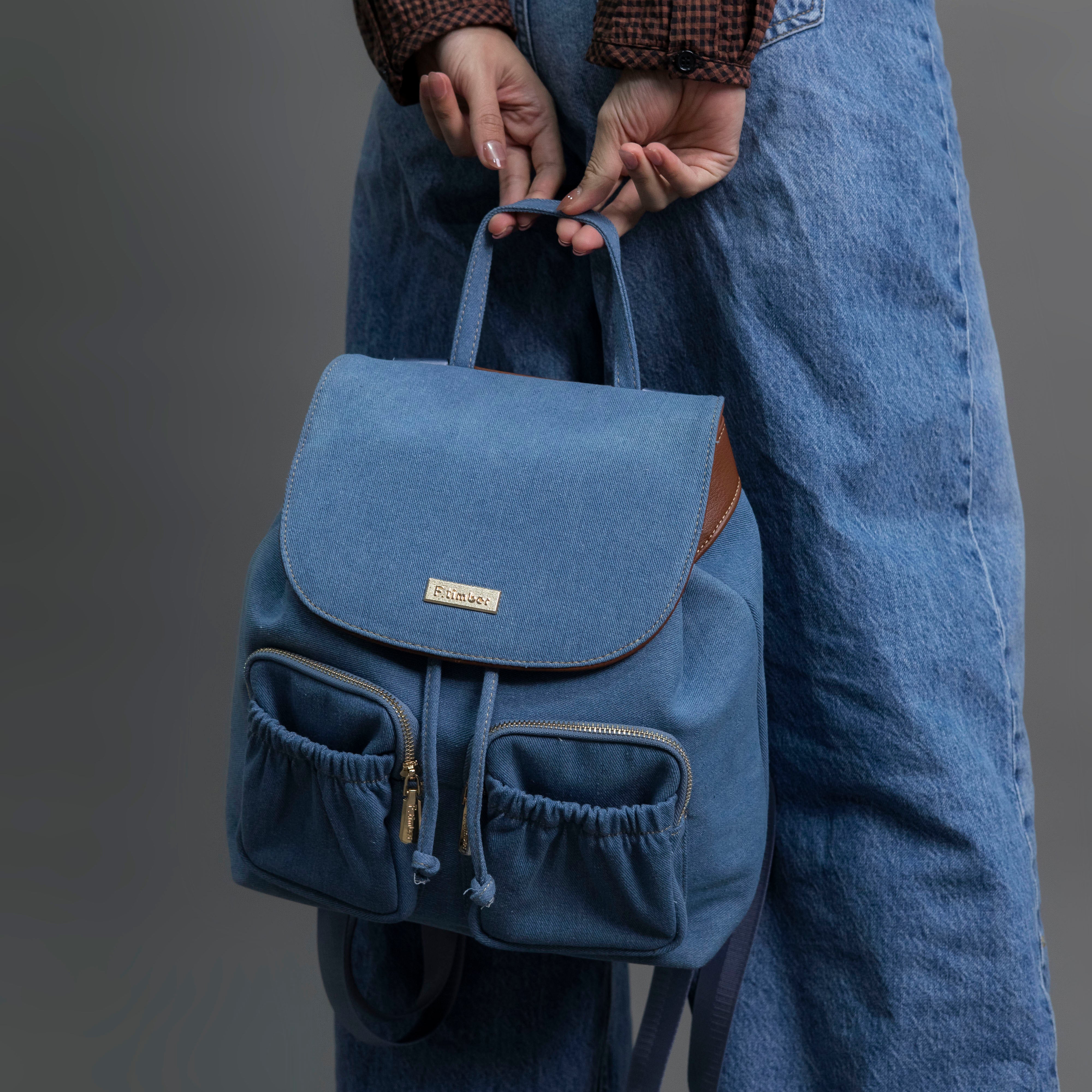 F.timber Jeju Denim Backpack