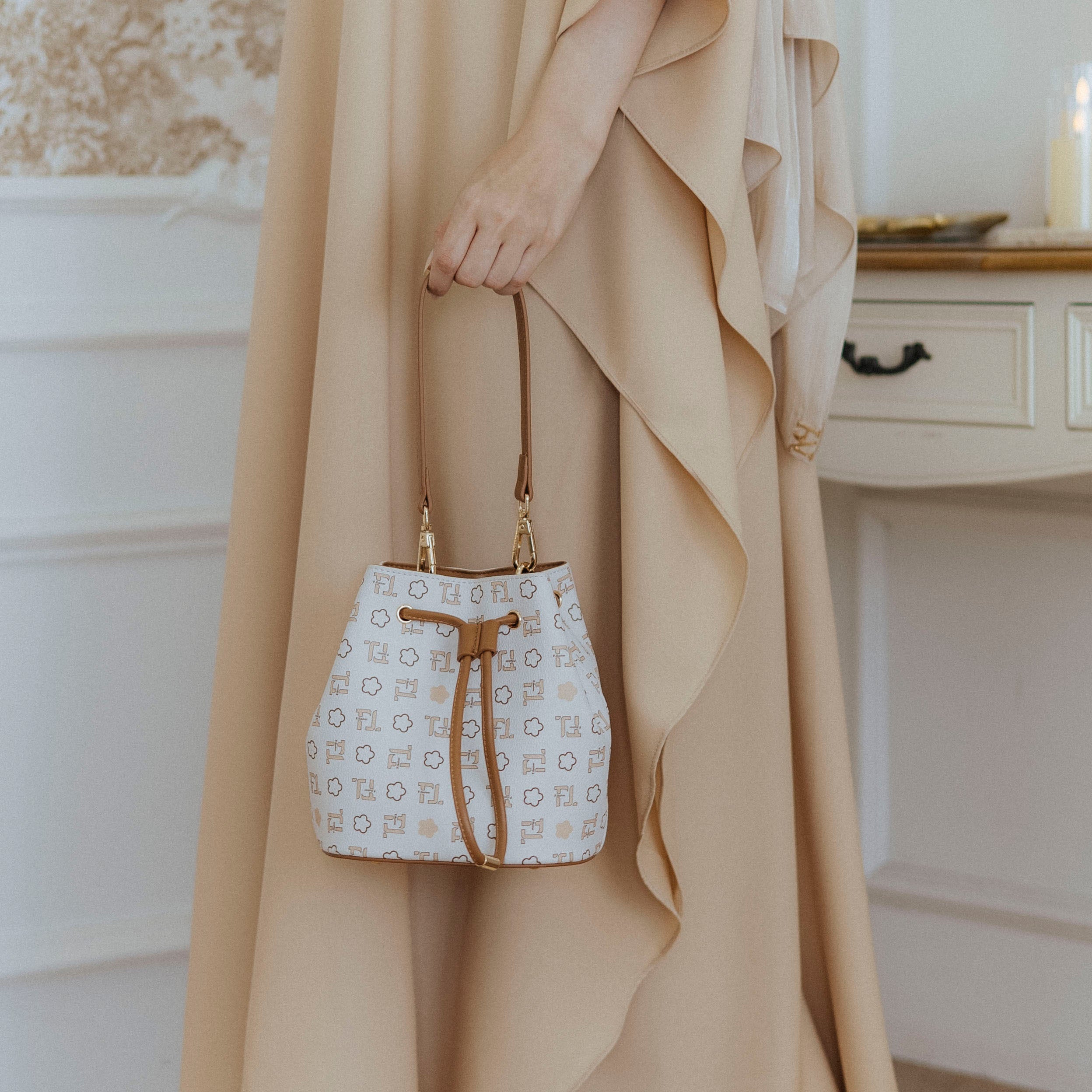 F.timber Ruth Monogram Handbag