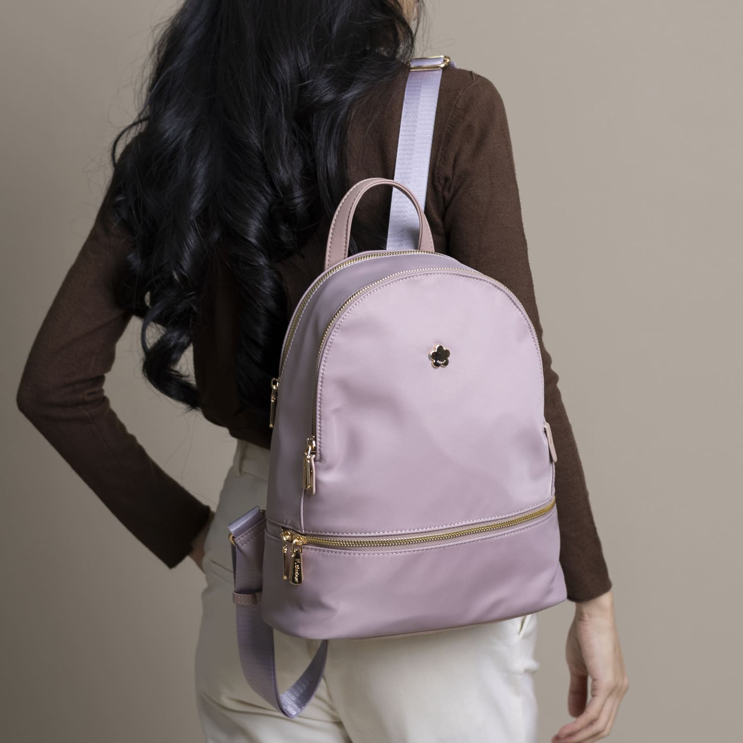 F.timber | F.timber Alice Plain Canvas Backpack | Backpack 