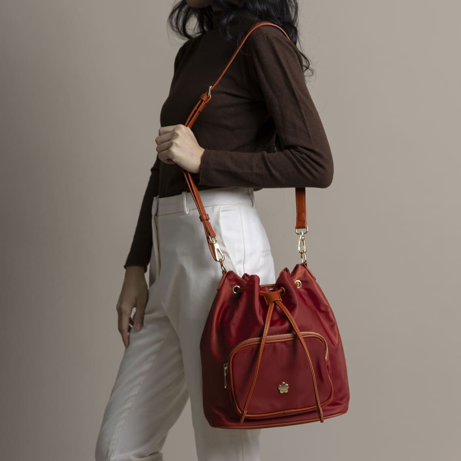 F.timber | F.timber Bobbi Canvas Bucket Bag Canvas | Shoulder Bags 