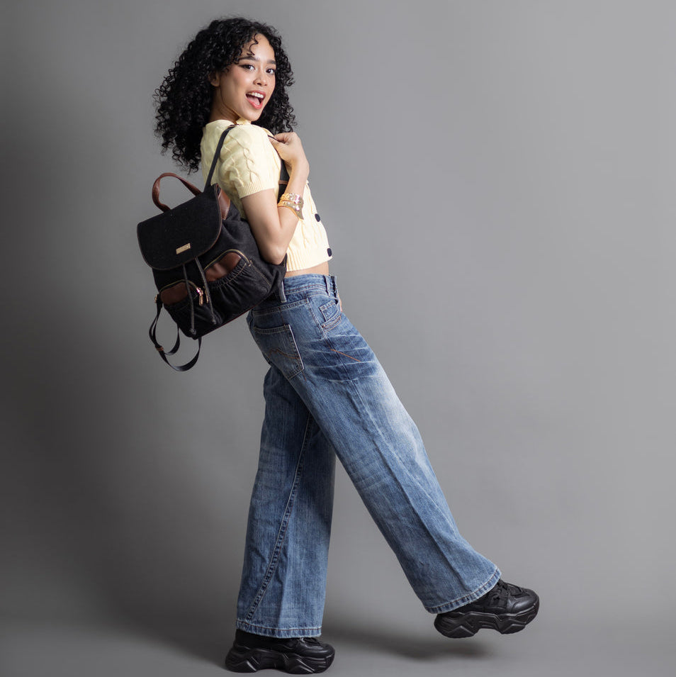 F.timber Jeju Denim Backpack