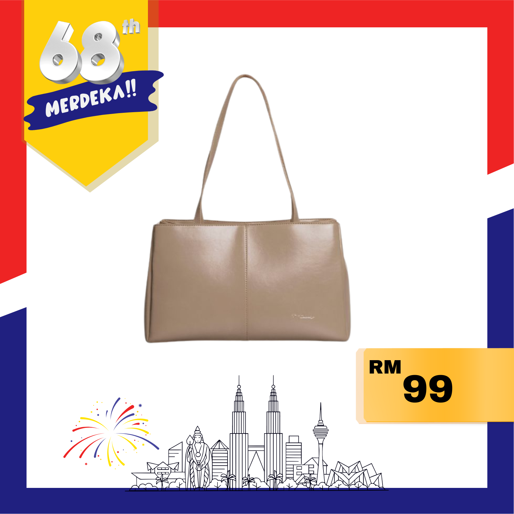 F.timber Geneva Shoulder Handbag